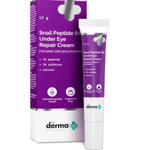 کرم دور چشم ضدتیرگی و ضدپف DermaCo Snail Peptide 96
